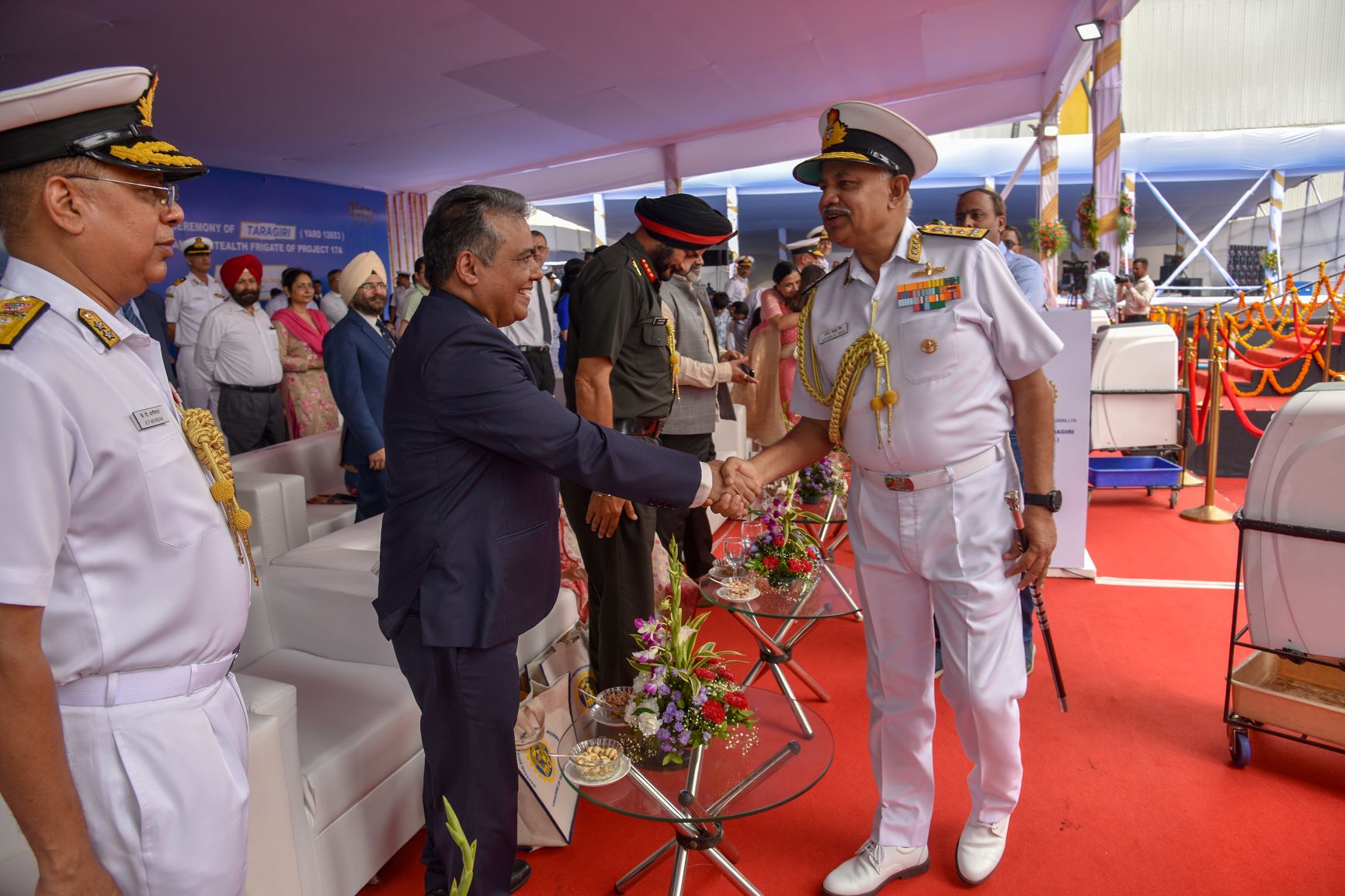 Launching Ceremony of Taragiri (Y-12653) Third Advanced Stealth Frigate of P17A-11th Sep 2022123